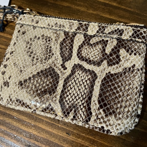 Dooney & Bourke Snake Print Wristlet - Picture 2 of 7